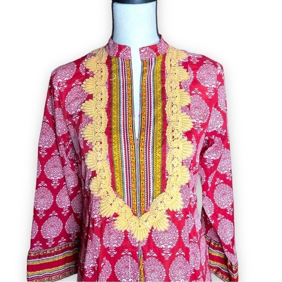 Women’s Origins Embroidered Kurta Style Dress - Size M - Picture 4 of 12